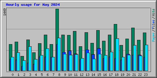 Hourly usage for May 2024